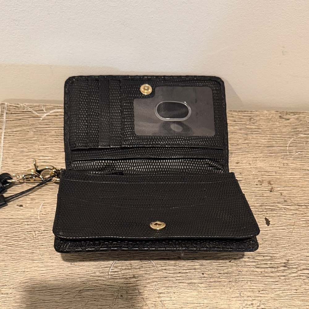 Brahmin Black Embossed Wristlet - Picture 4 of 5